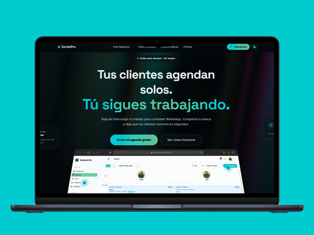 Screenshot of the project ZendaPro